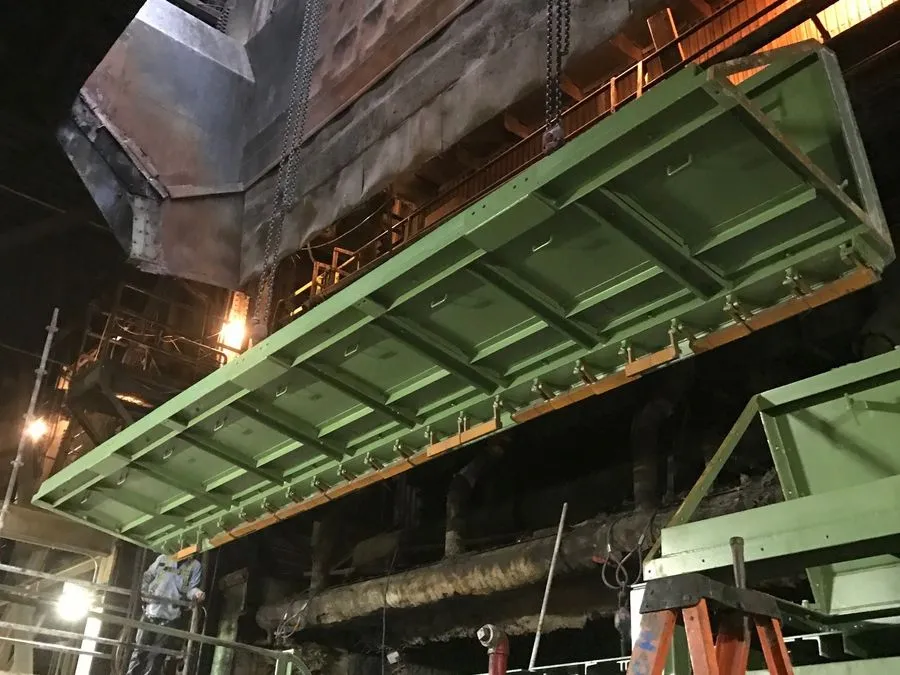 Ash handling system after commissioning