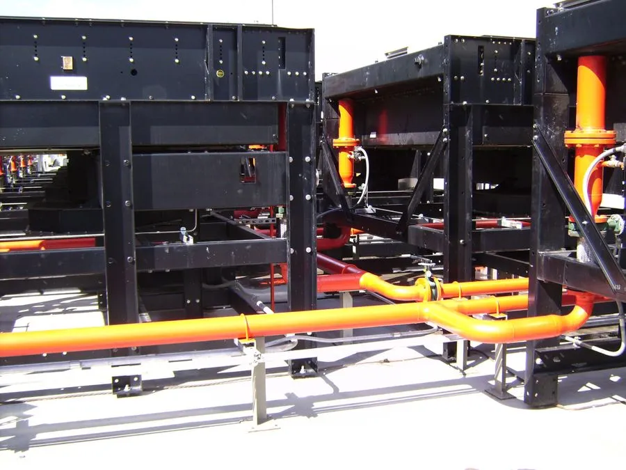 Pipe spool tie-in during plant changeover