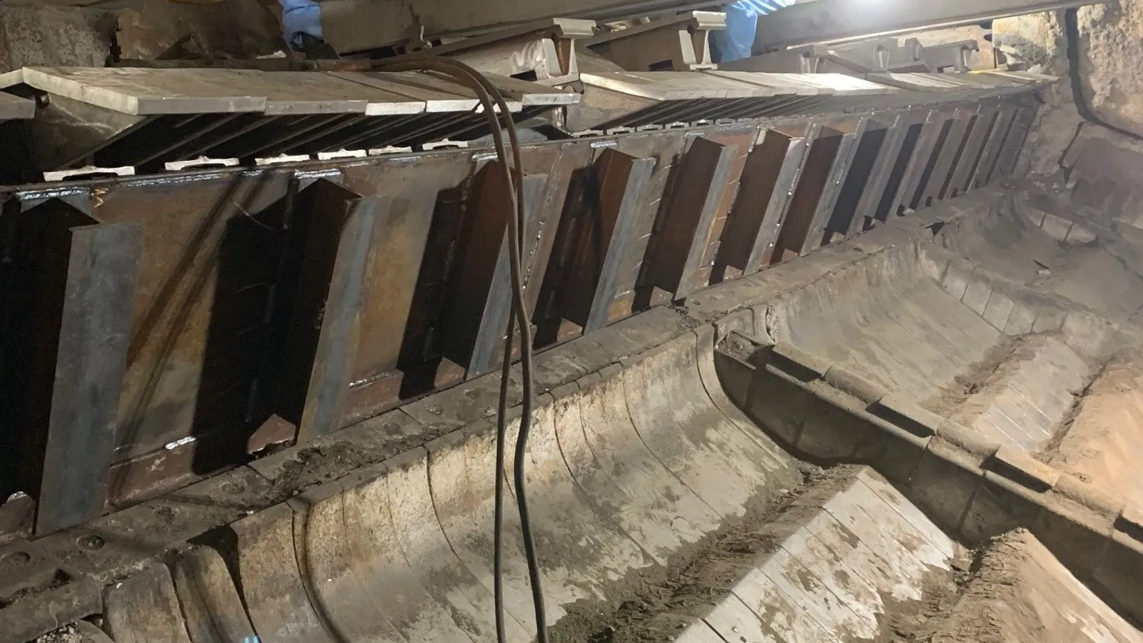 Ram feeder and feed table rebuild in progress